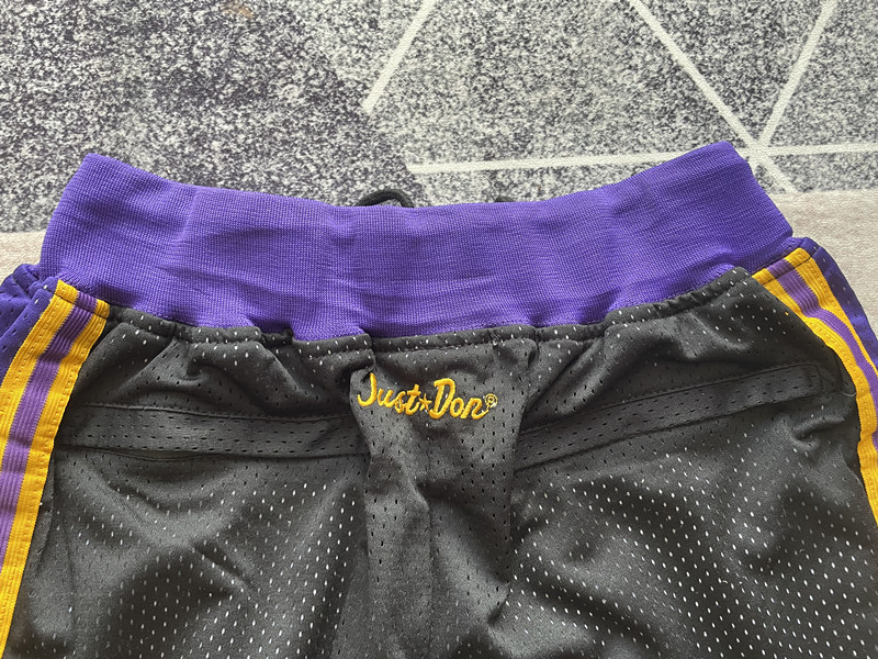 High-Quality Customized NBA Los Angeles Lakers Team Pants with Dri-FIT Technology - 图片 6