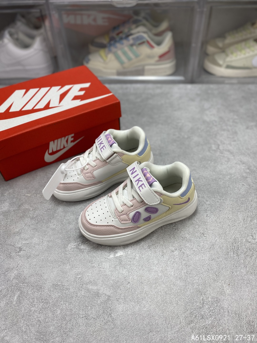 图片[3]-🈴️ 【童鞋耐克 Nike 低帮百搭厚底增高休闲儿童运动板鞋。 货号：CI0919 #A61LSX0921 27-37 尺码：27-37-选品中心