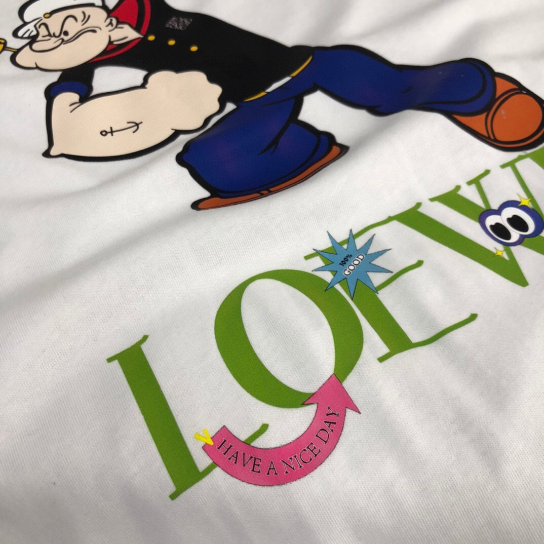 LOEWE 罗意威印花圆领毛圈卫衣 3