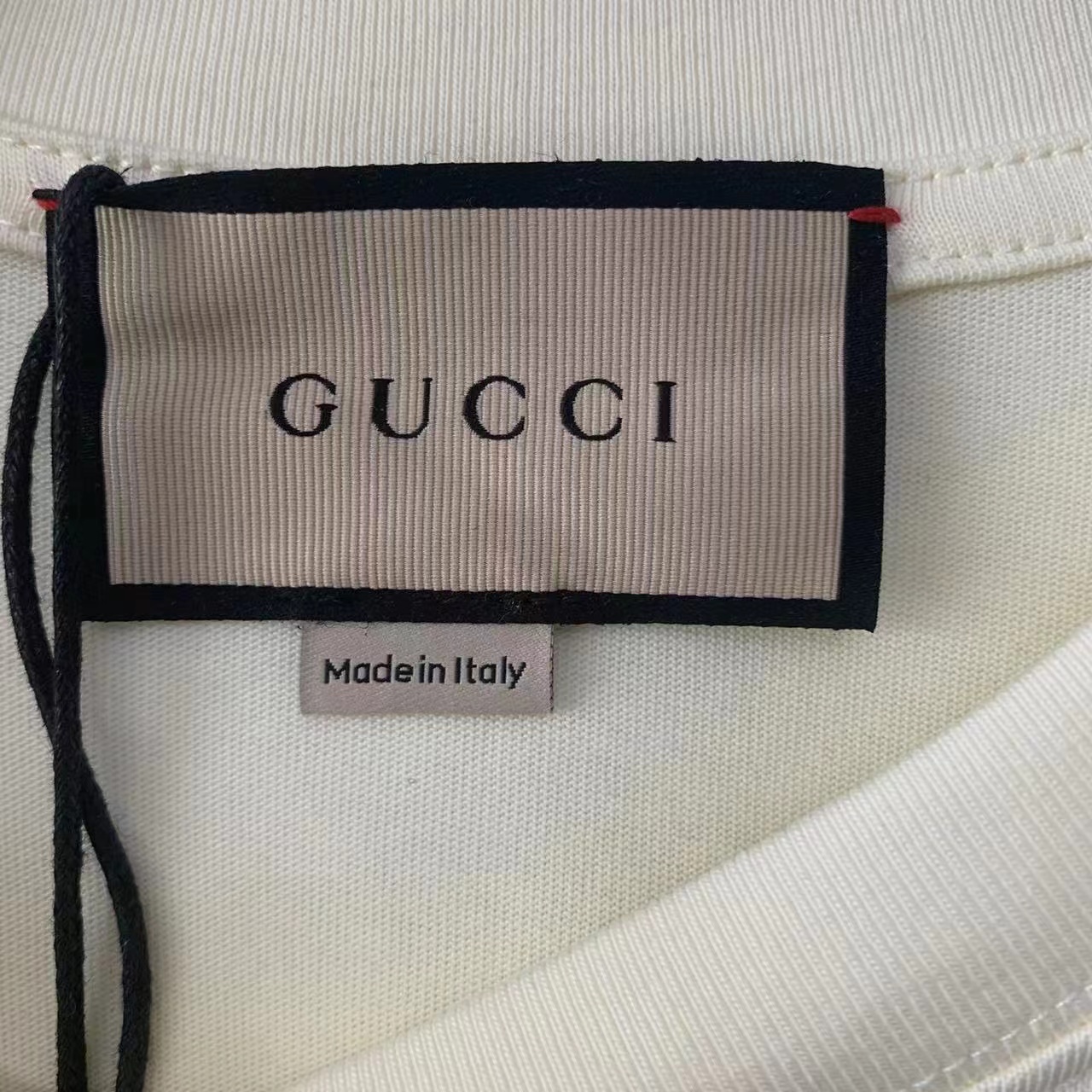 细节图 Gucci 手绘定制刺绣LOGO圆领短袖