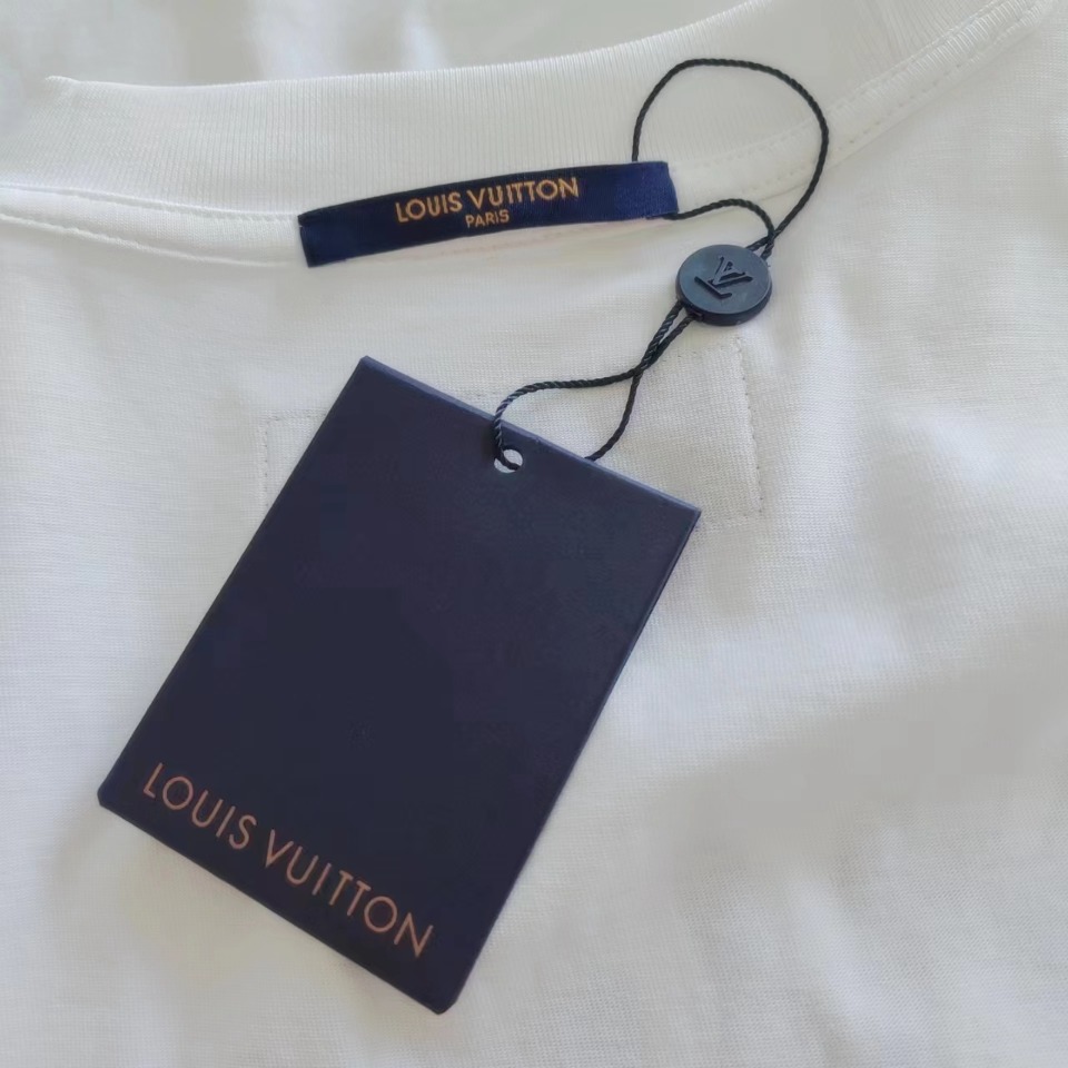 LOUIS VUITTON 路易威登 草间弥生联名系列迷幻花朵印花短袖T恤 白色