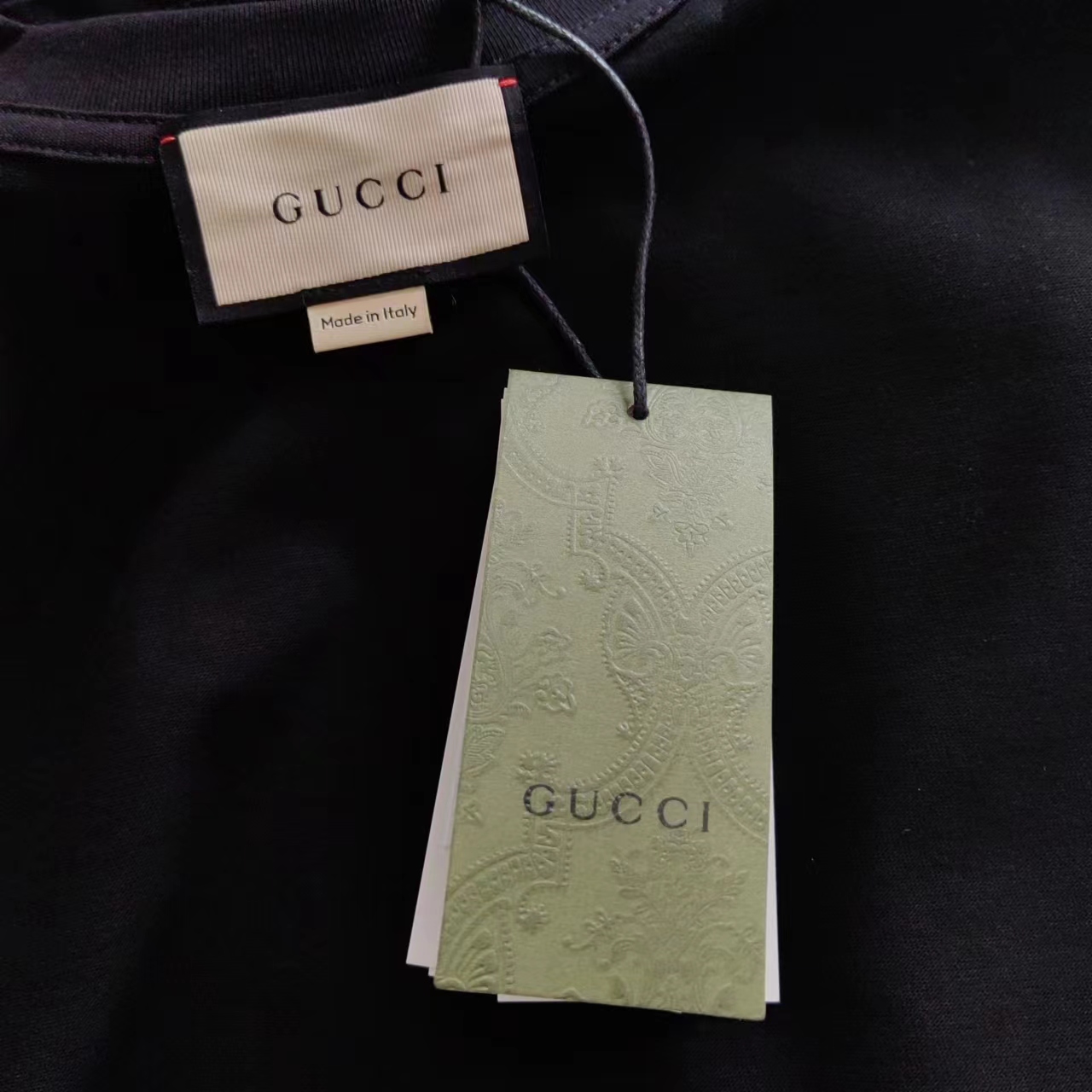 细节图 Gucci/古驰 2024早春龙年限定LOGO印花T恤