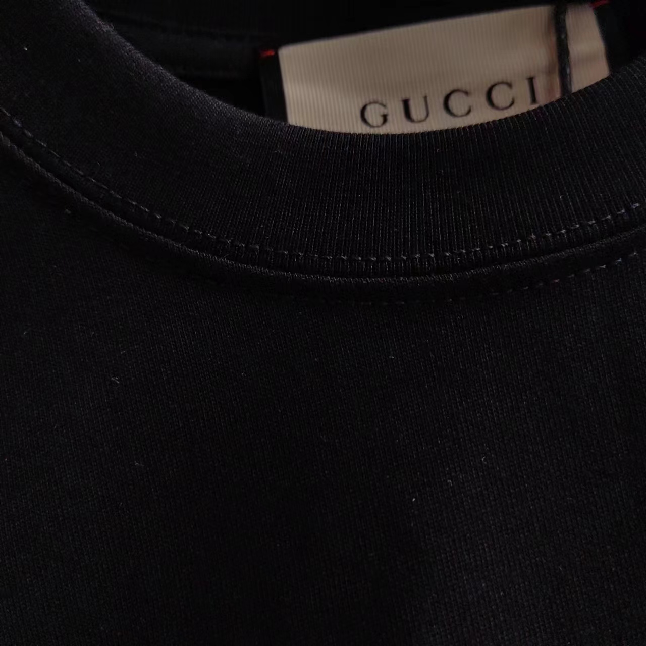 细节图 Gucci/古驰 2024早春龙年限定LOGO印花T恤