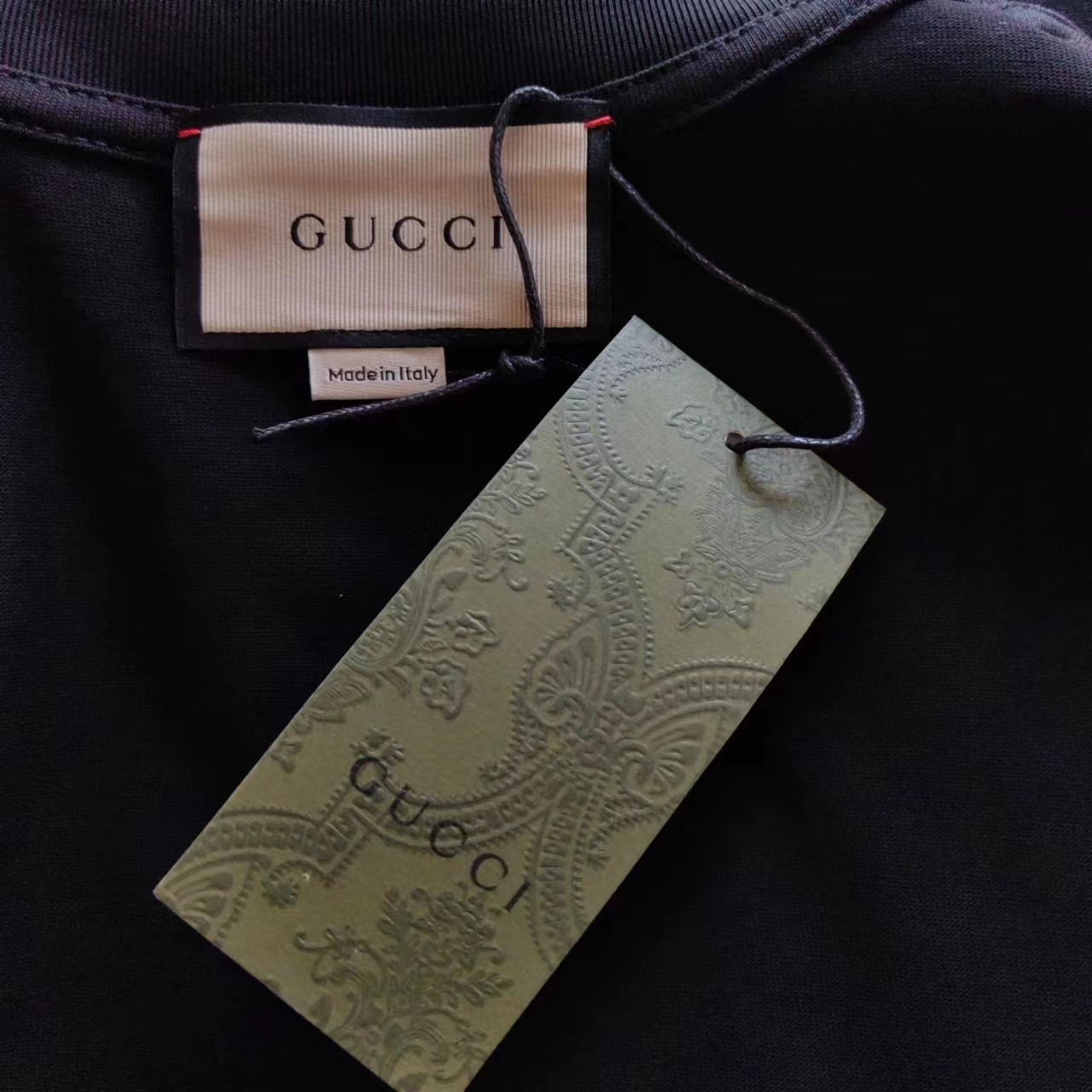 实拍细节图 +尺码表 GUCCI/古驰 24ss双G彩色签名短袖T桖