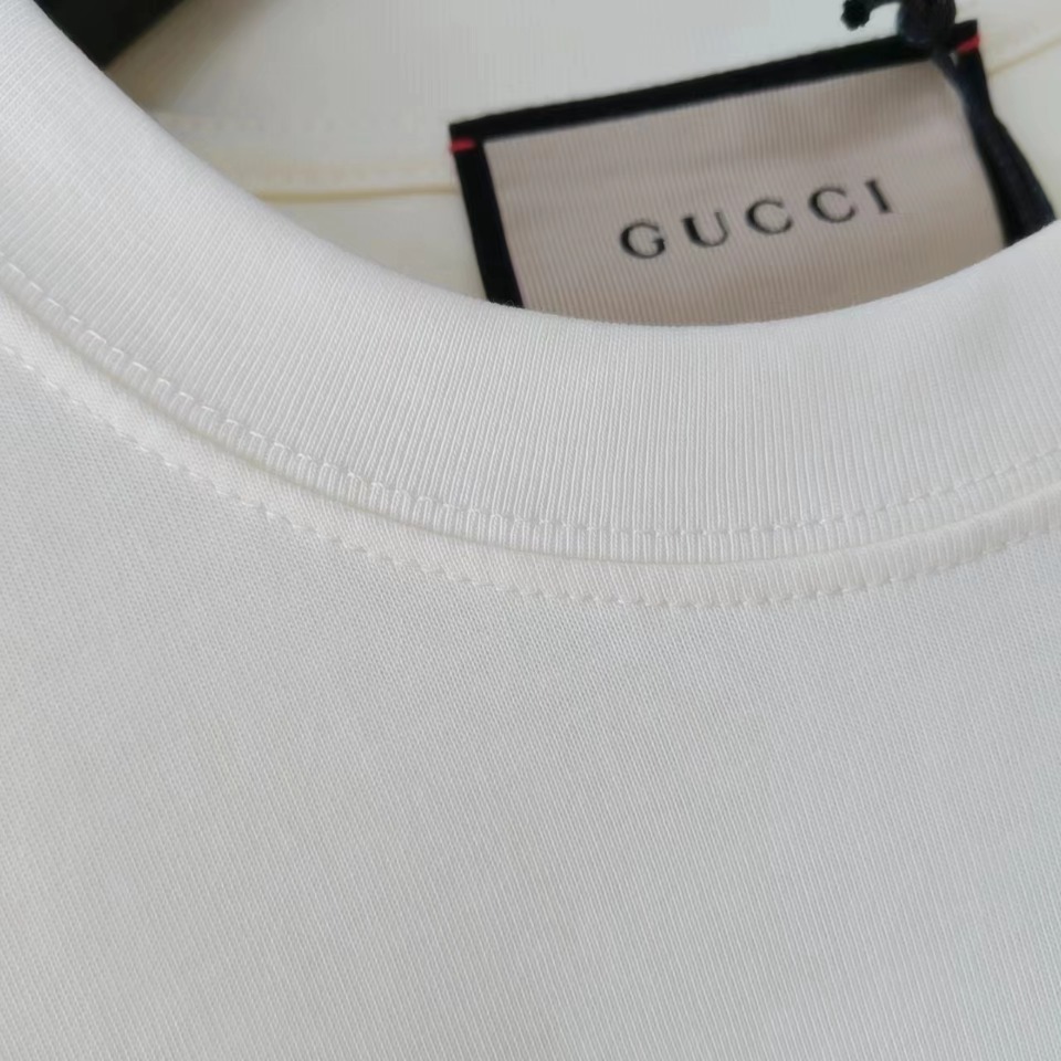 0 实拍细节图+尺码表 GUCCI/古驰 24ss龙年限定四小龙短袖T桖