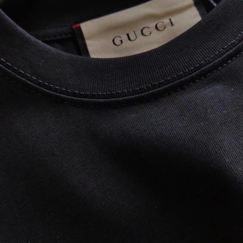 细节图 GUCCI 古驰 24ss龙年限定龙的凝视印花短袖