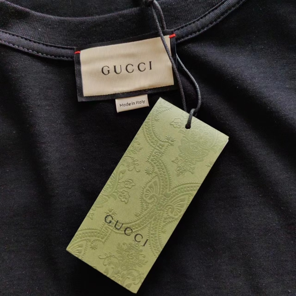 0 实拍细节图+尺码表 Gucci/古驰 24SS暴富金钱豹短袖T桖