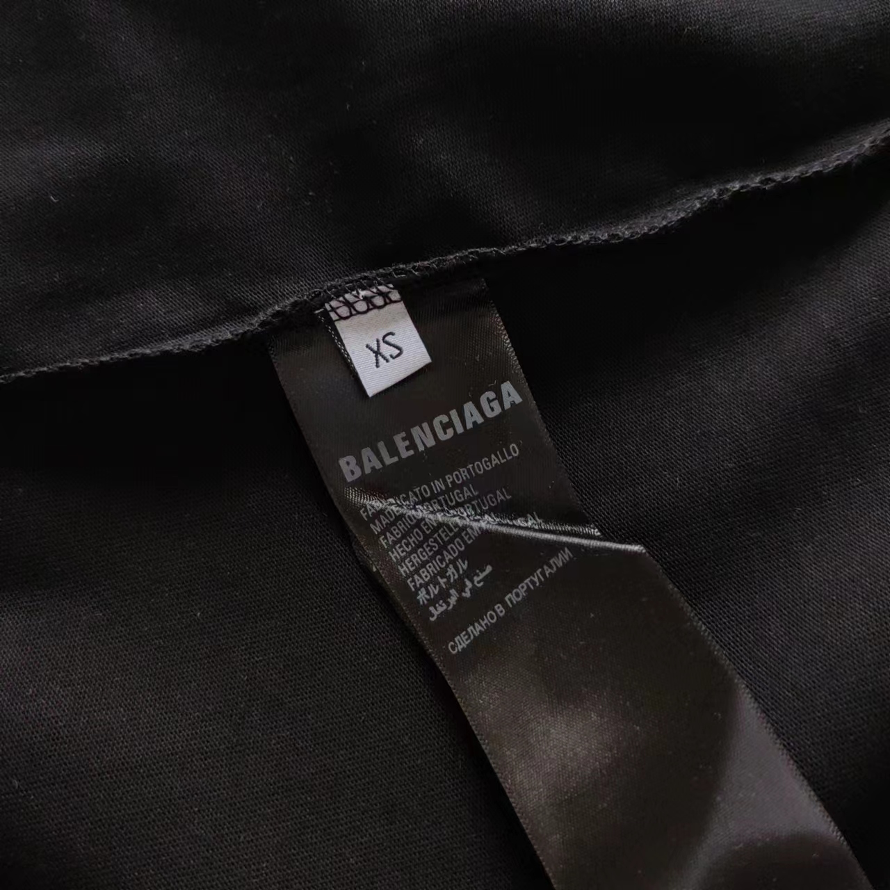 实拍细节图+尺码表 巴黎世家 Balenciaga 3m大M拼接短袖