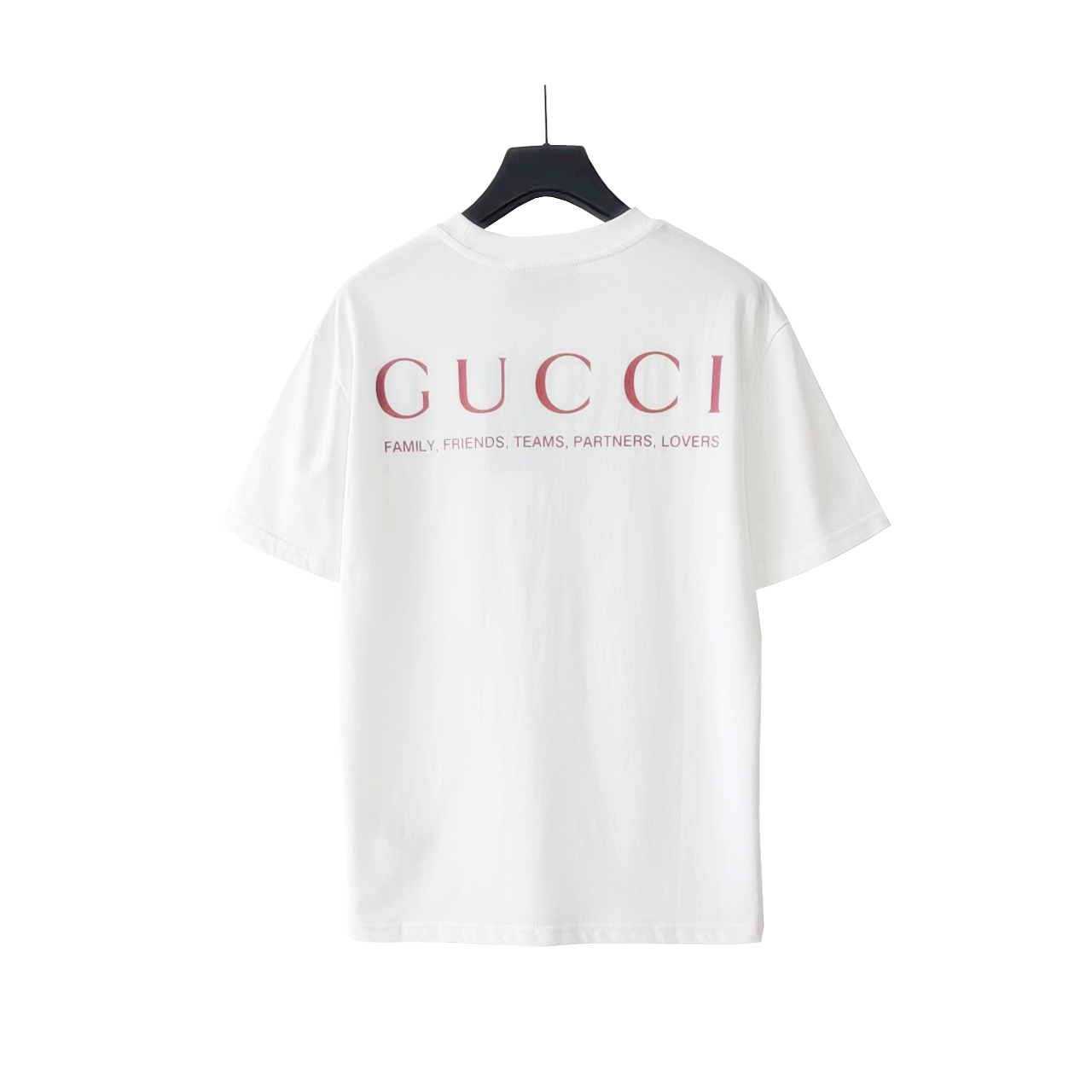 实拍细节图+尺码表 Gucci/古驰 2024早春前后字母印花高克重短袖