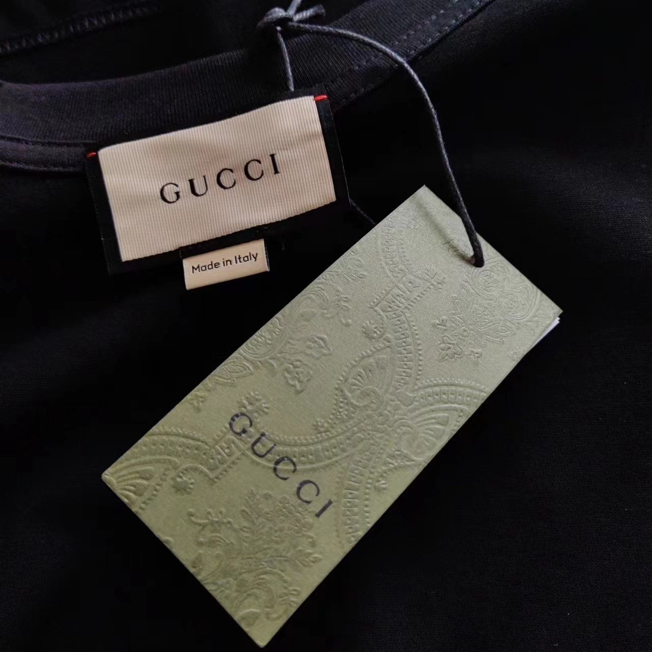 实拍细节图+尺码表 Gucci/古驰 2024早春卡通悠闲萌宠图案印花T恤