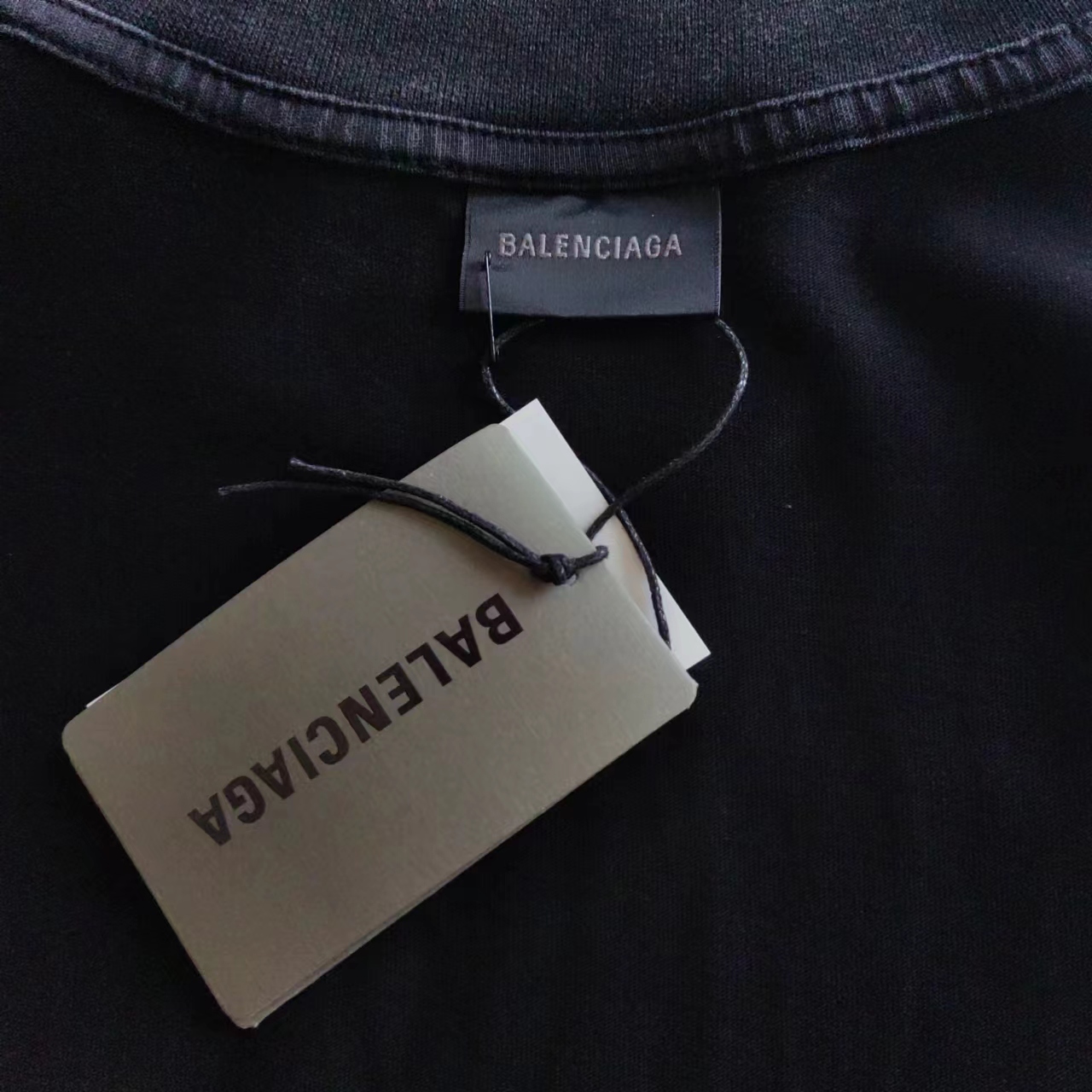 实拍细节图+尺码表 巴黎世家 Balenciaga龙年限定款短袖