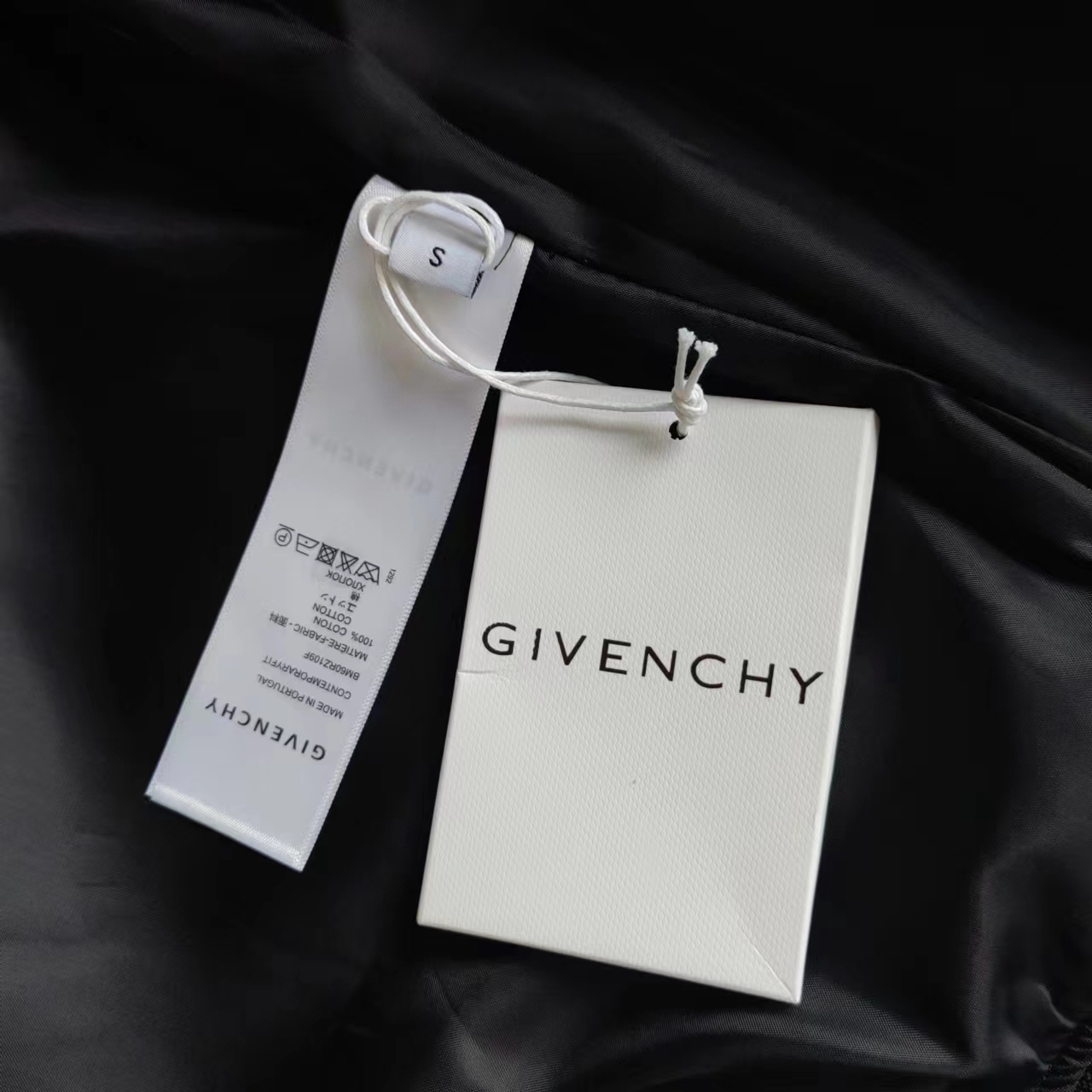 实拍细节图+尺码表 GIVENCHY 纪梵希单排扣双面呢皮衣棒球服夹克