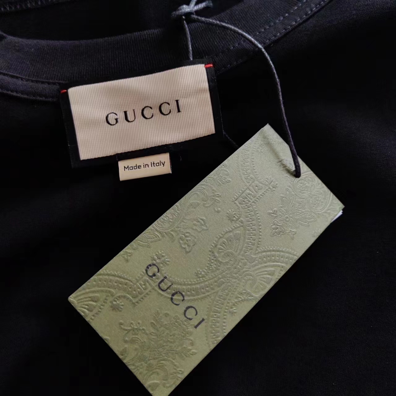 实拍细节图+尺码表 Gucci/古驰 2024早春卡通怪异猫图案印花T恤