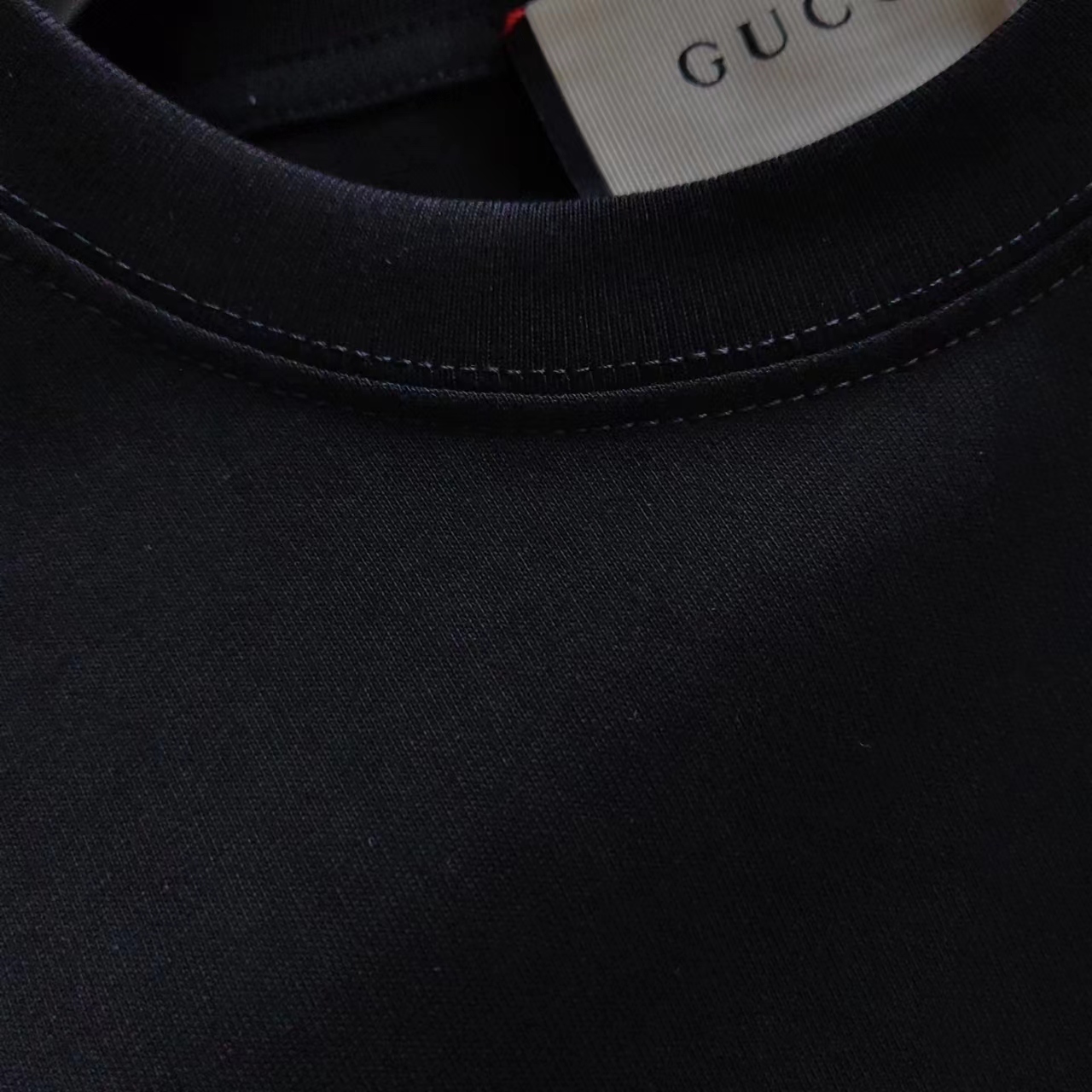 130 实拍细节图 +尺码表 Gucci/古驰 24SS经典方块康丽直喷印花T恤