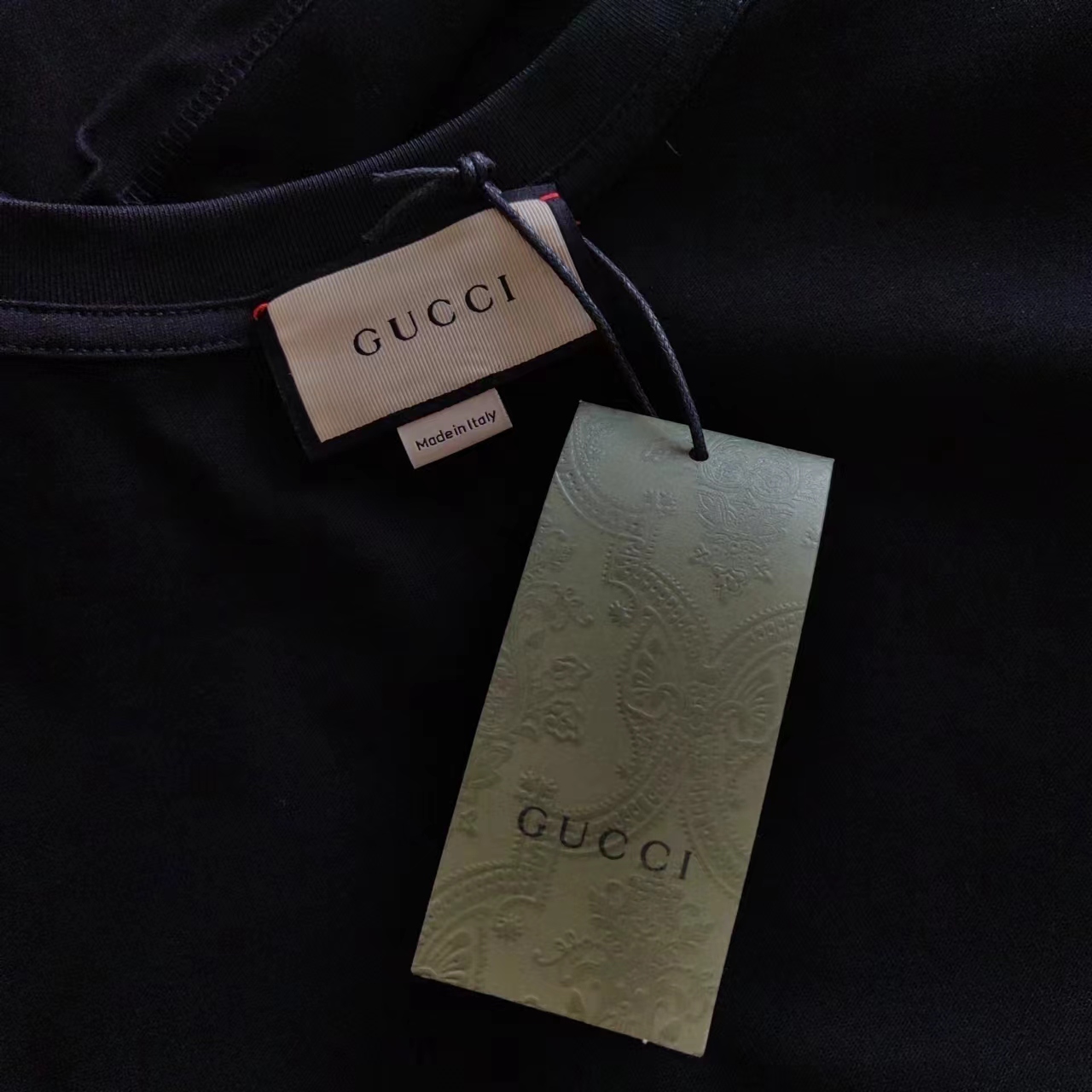 130 实拍细节图 +尺码表 Gucci/古驰 24SS经典方块康丽直喷印花T恤