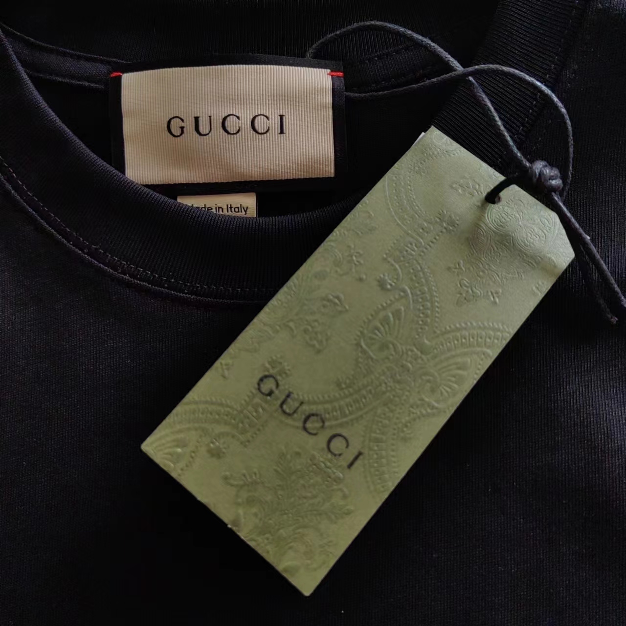 130 实拍细节图+尺码表 Gucci/古驰 24SS彩色重影logo印花T恤