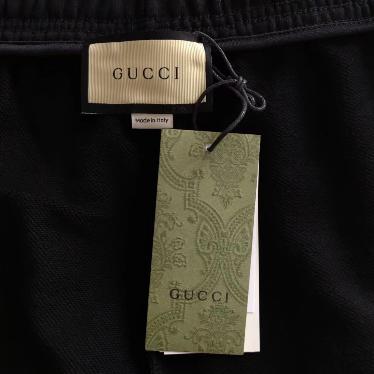 实拍细节图+尺码表 Gucci/古驰 24FW 蛇纹串标短裤