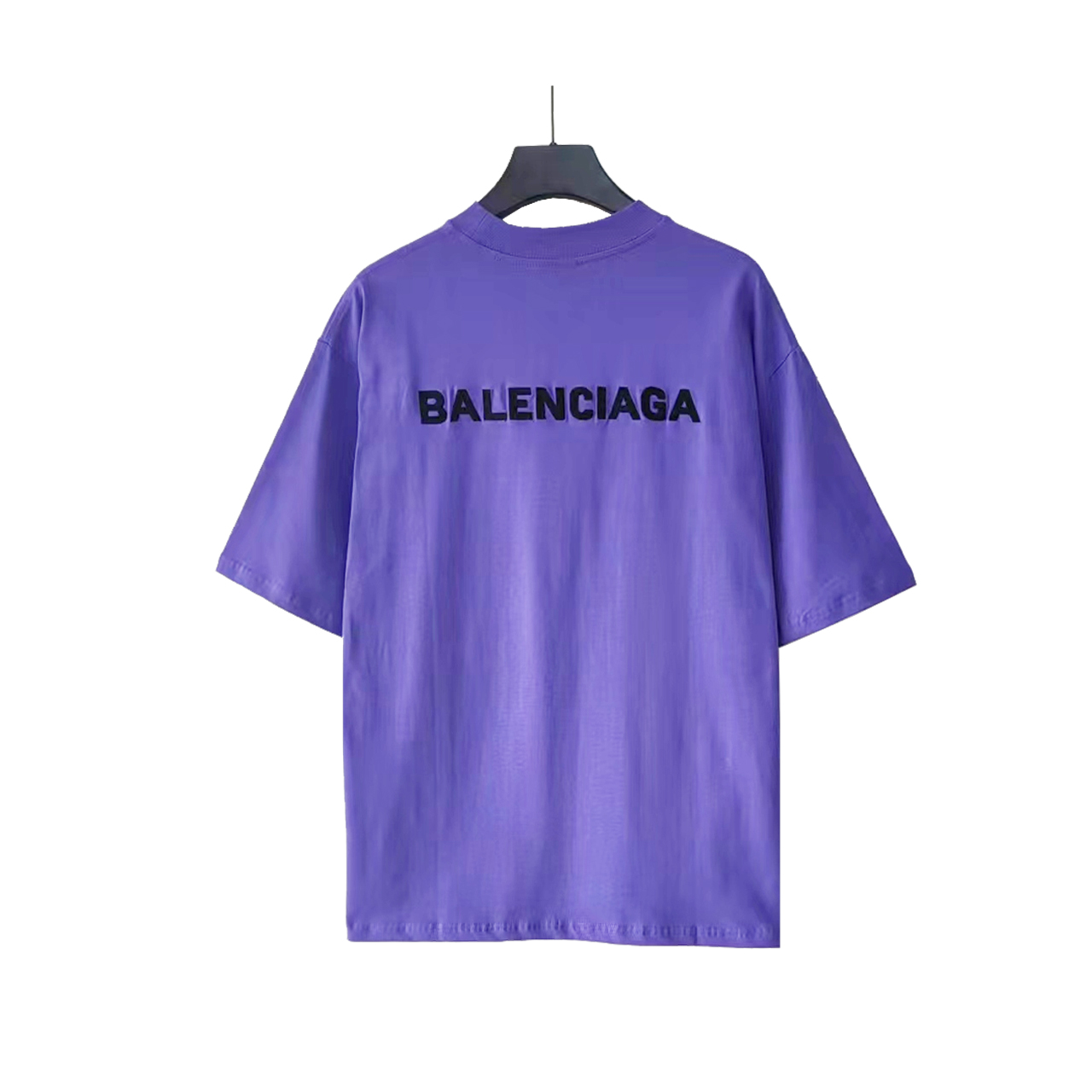 P150 实拍细节图+细节图 巴黎世家 Balenciaga基础前后字母刺绣短袖