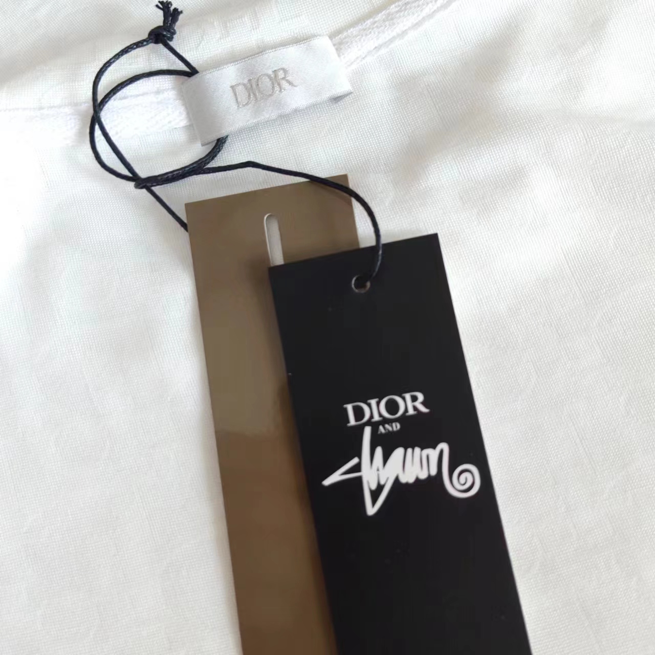 实拍细节图+尺码表 DIOR 迪奥 24SS 满印LOGO提花短袖