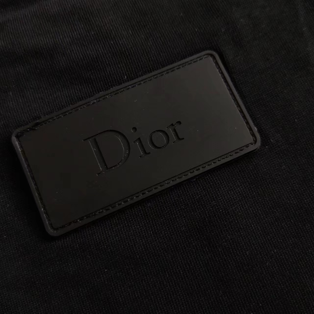 实拍细节图+尺码表 Dior 迪奥 24SS前后小皮标字母logo短袖