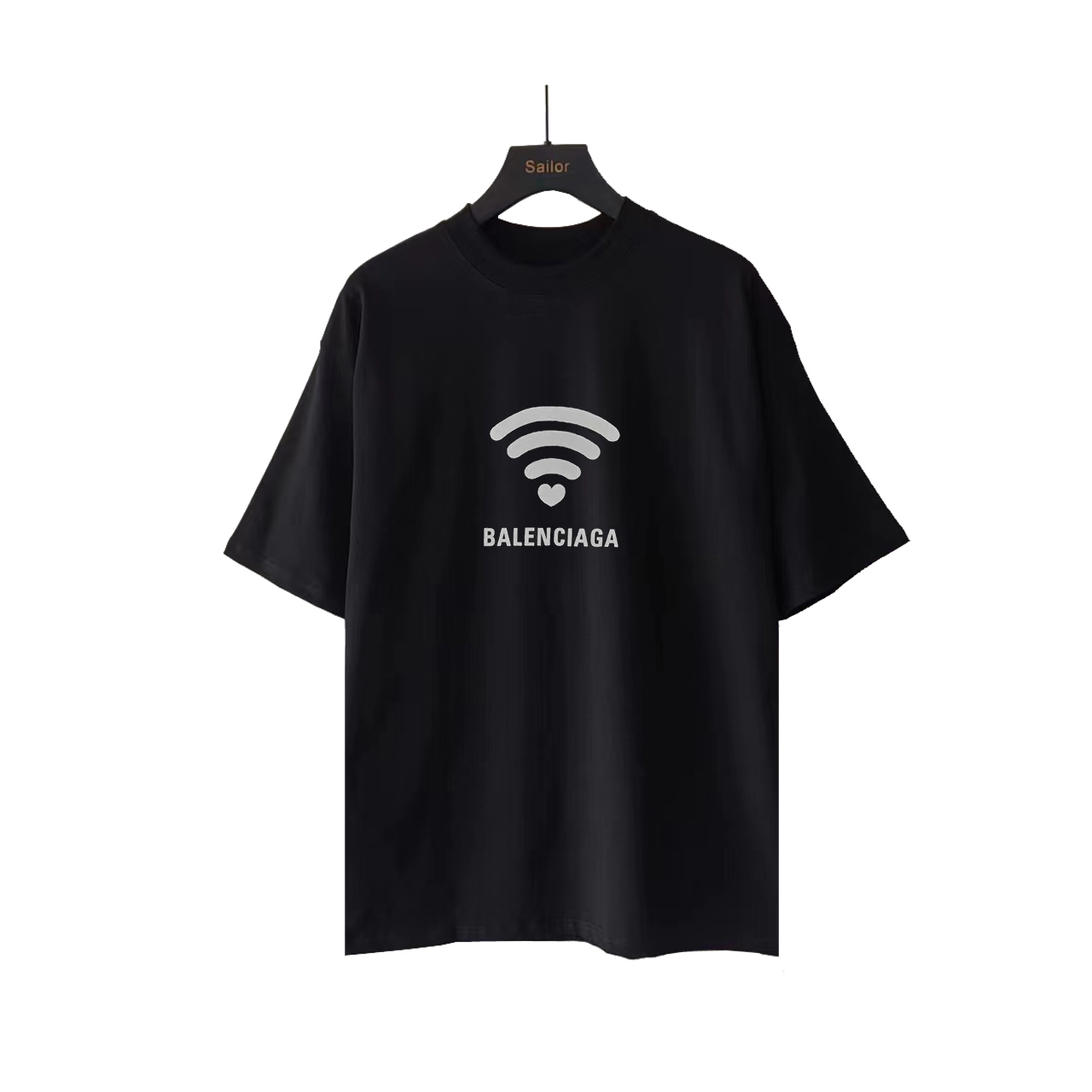 实拍细节图+细节图 巴黎世家 Balenciaga 2024wifi520限定短袖