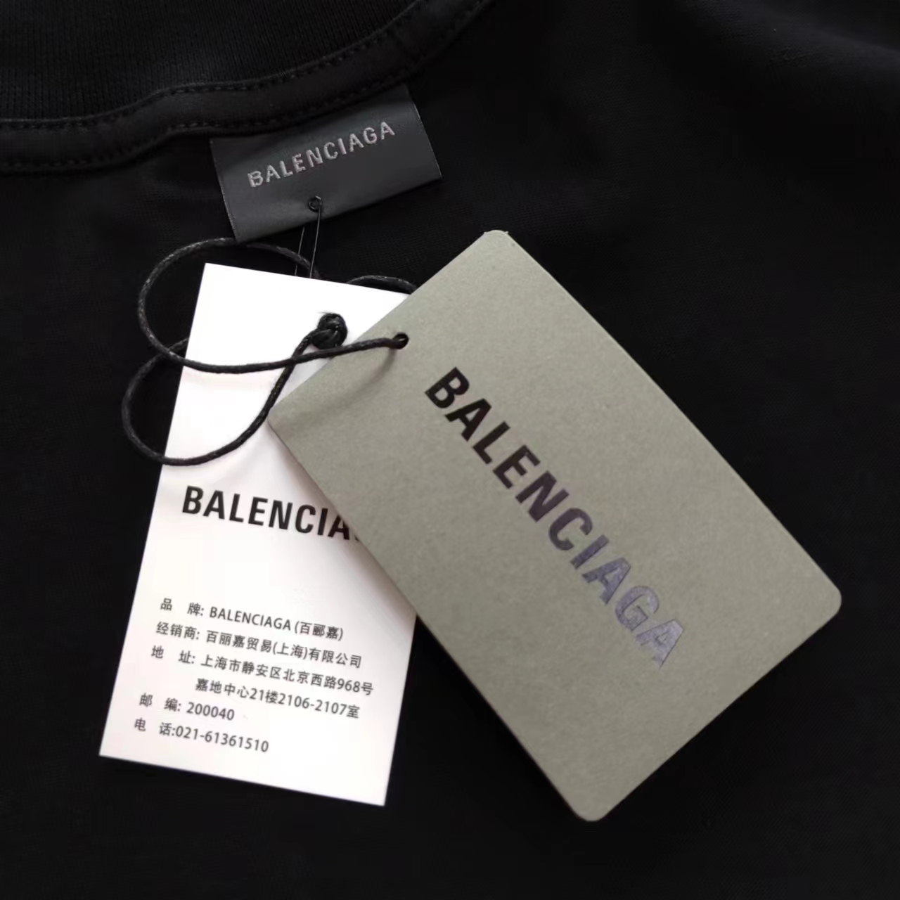 实拍细节图+细节图 巴黎世家 Balenciaga 2024wifi520限定短袖