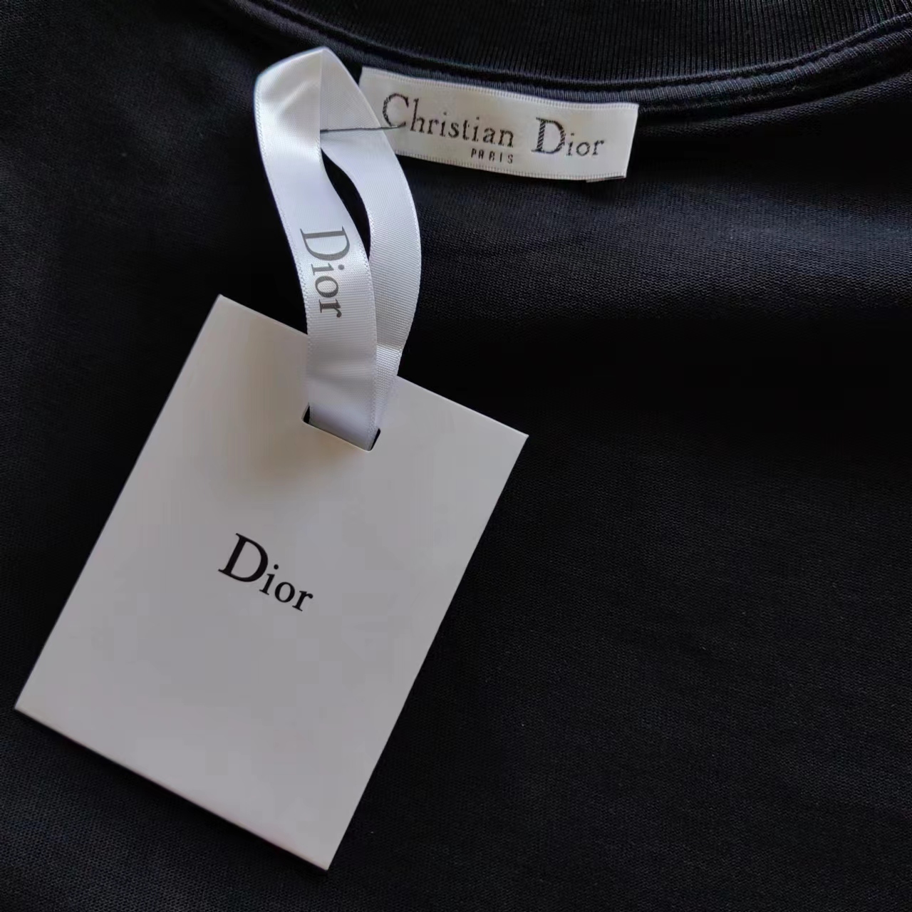 实拍细节图+细节图 Dior/ 迪奥 2024 满印渐变短袖T恤