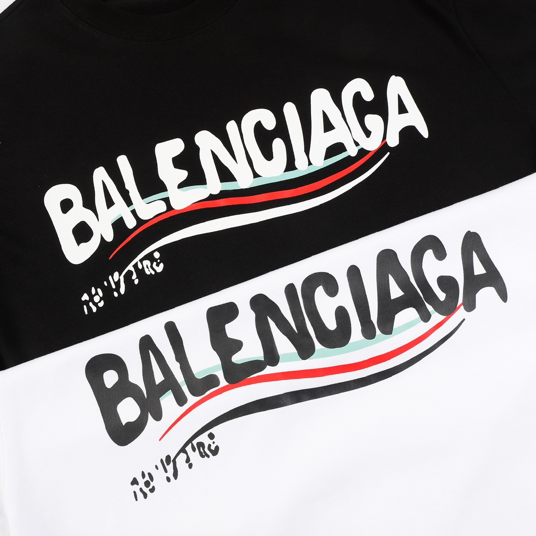 Balenciaga/巴黎世家 可乐短袖T恤