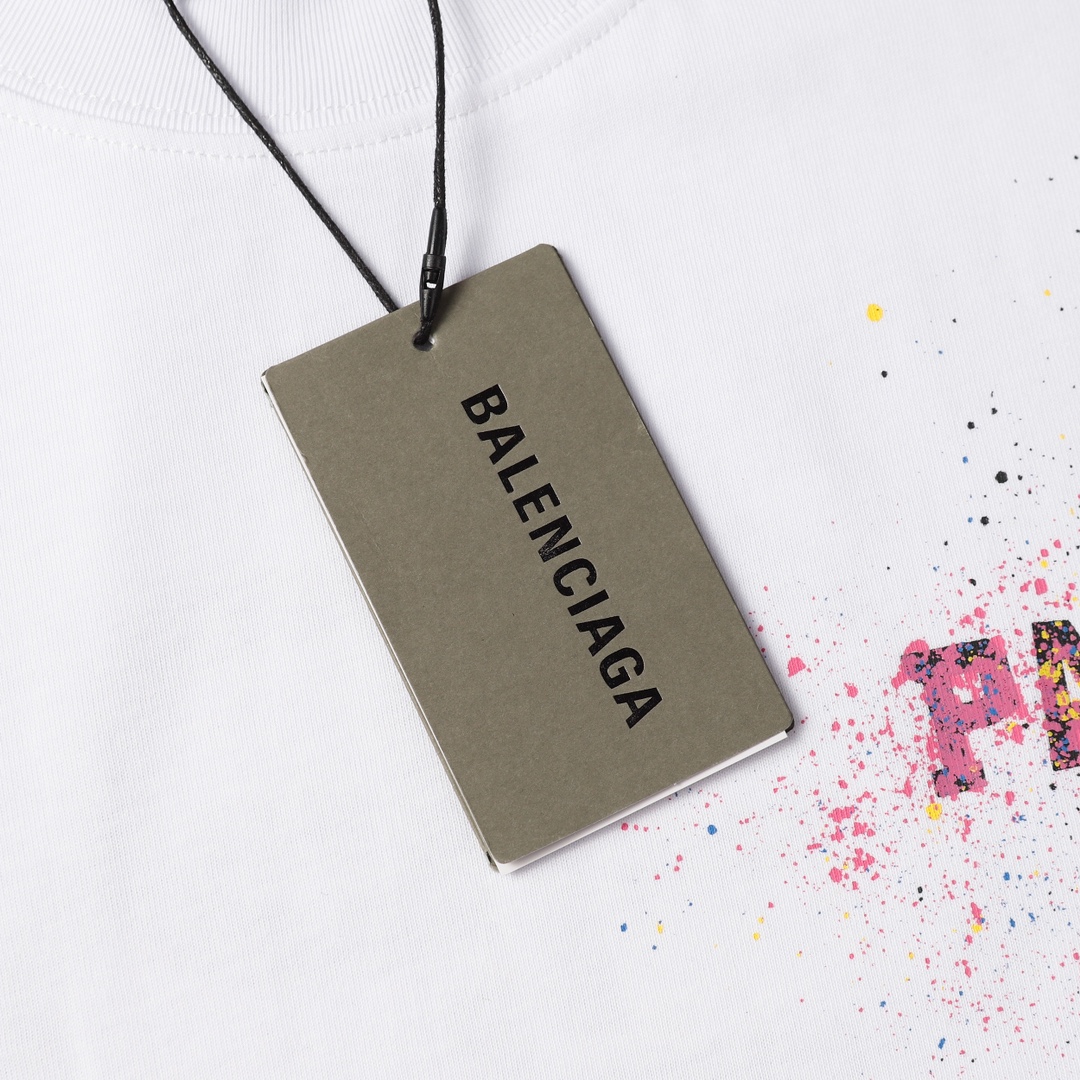Balenciaga / 巴黎世家直喷彩印短袖