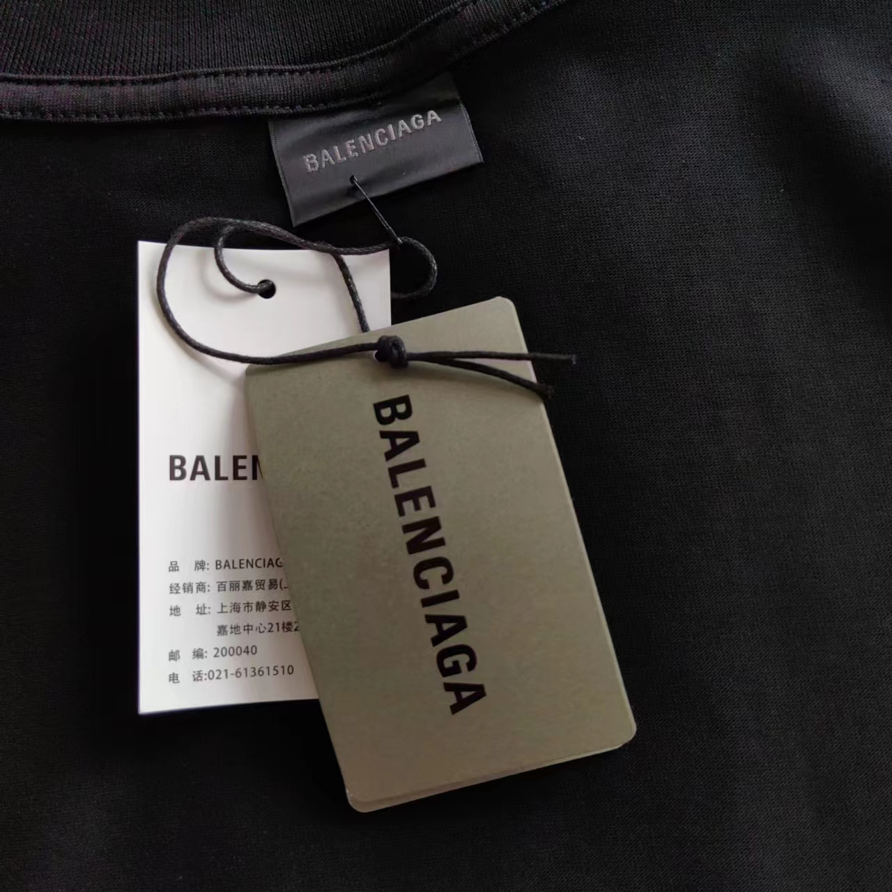 实拍细节图+尺码表 巴黎世家Balenciaga溶解可乐网点印花短袖