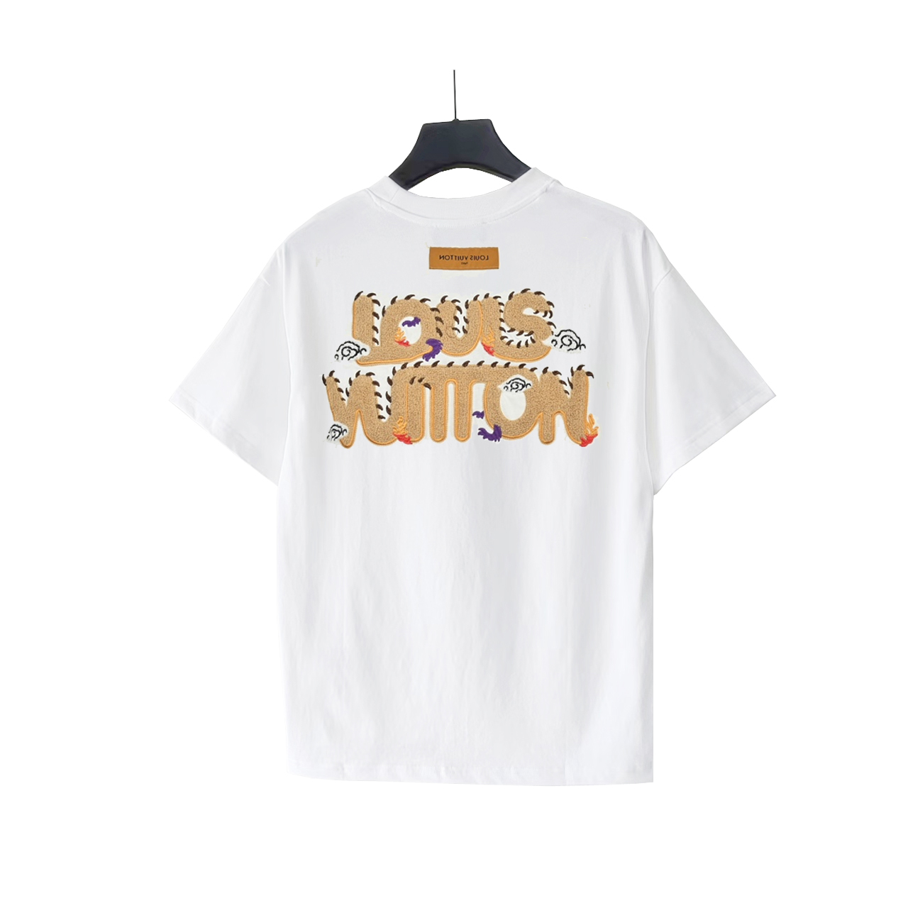 实拍细节图+尺码表 Louis Vuitton/路易威登 24SS祥云毛巾LOGO短袖