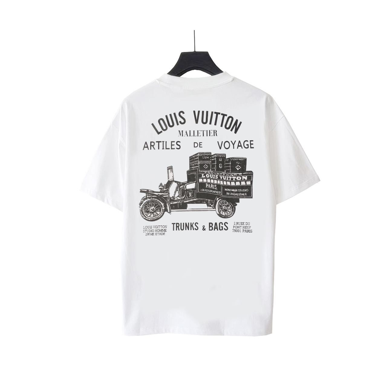 Louis Vuit*on/路易威登 24SS老爷车LOGO短袖