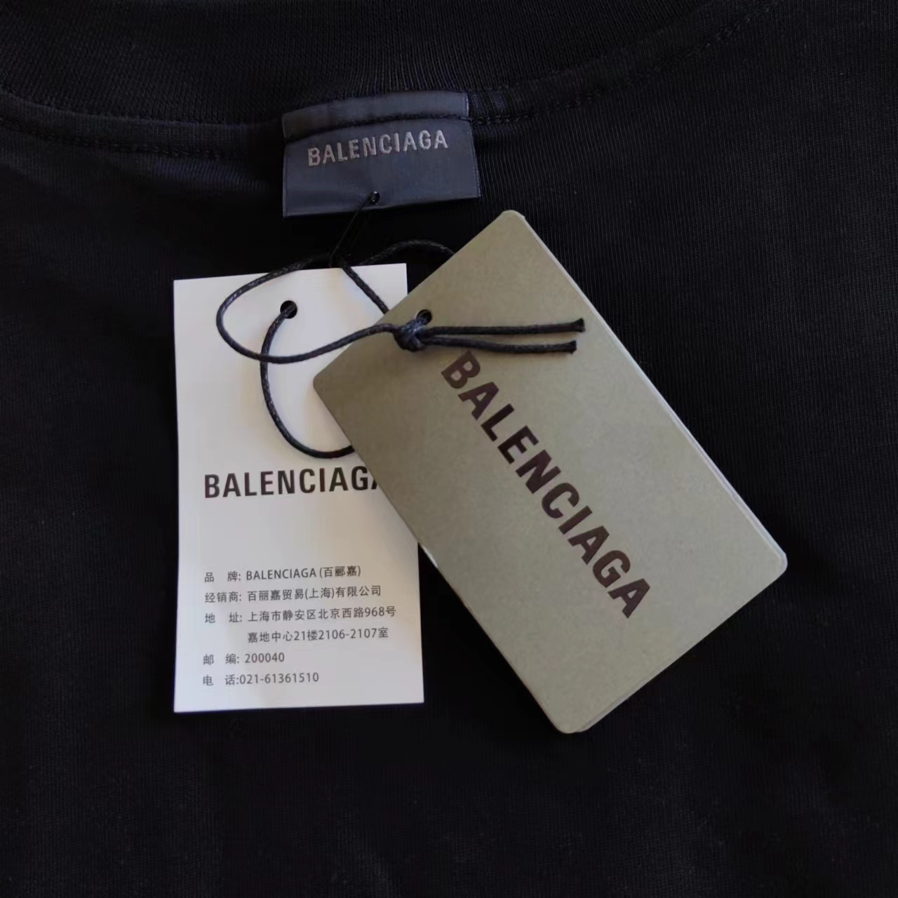 实拍细节图+尺码表 巴黎世家Balenciaga 禁停logo直裂印花反车漫威联名短袖