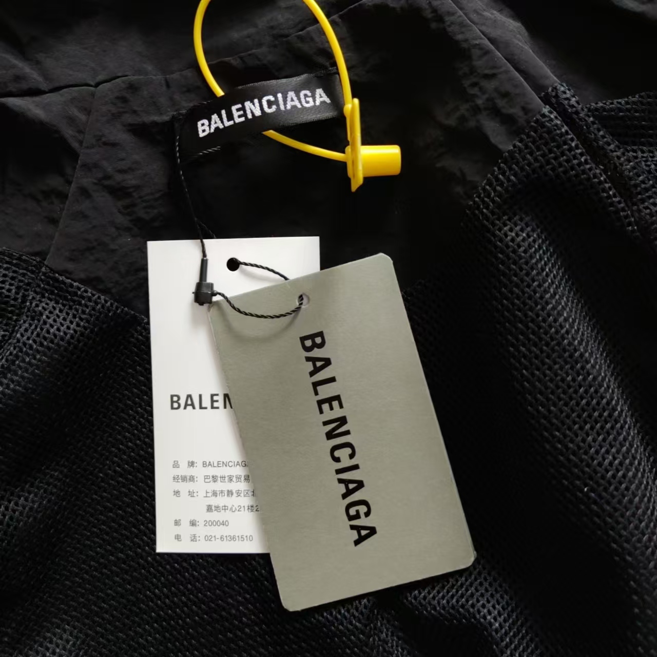 实拍细节图+尺码表 Balenciaga巴黎世家 2024SS 刺绣拼接校服运动外套