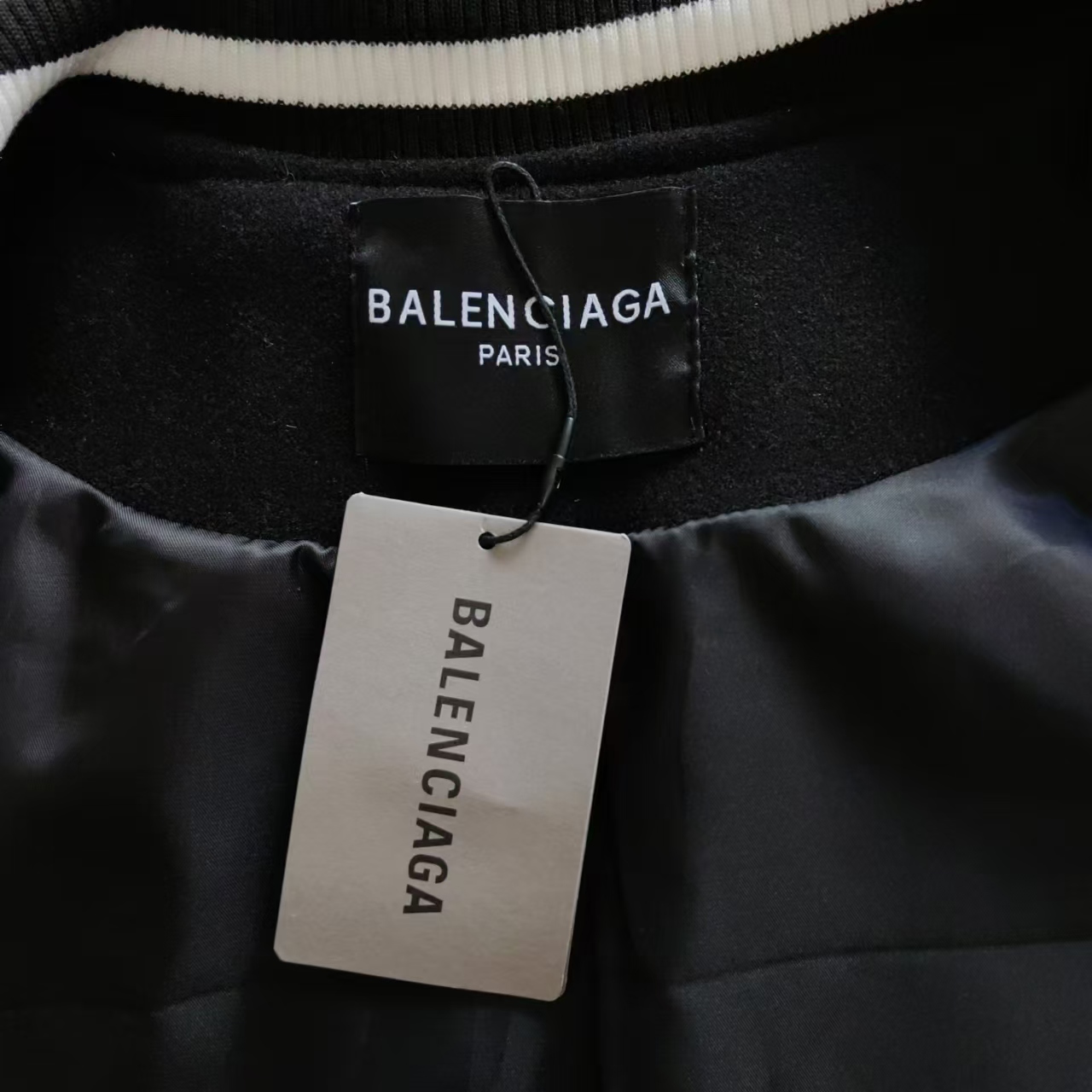 实拍细节图+细节图 巴黎世家/Balenciagg 24SS 海浪毛巾绣棒球服