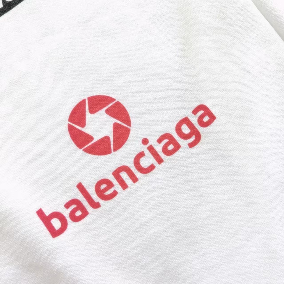 实拍细节图+尺码表 Balenciaga /巴黎世家 满Logo赛车服长裤