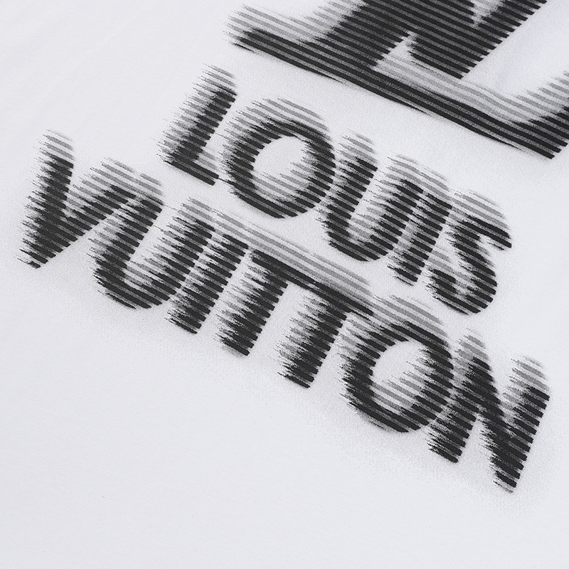 Louis Vuitton/路易威登24ss 重影印花短袖T恤