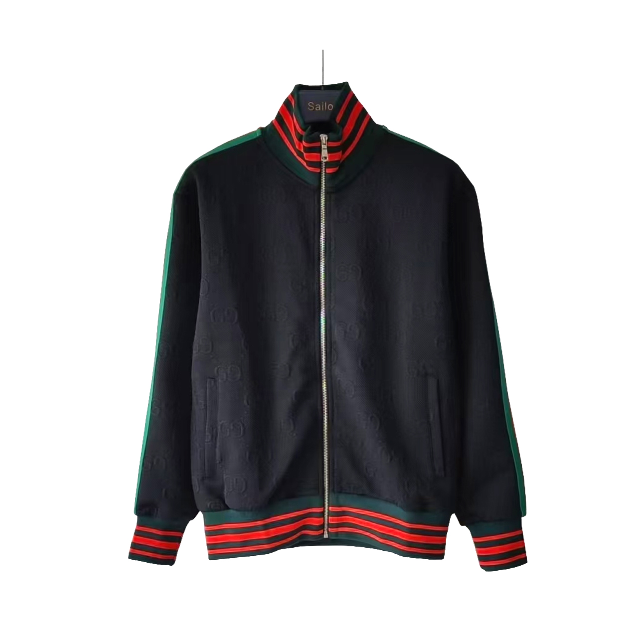 实拍细节图+尺码表 Gucci/古驰 24SS 双G织带套装外套