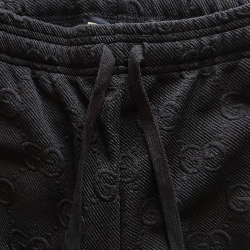Gucci/古驰 24SS 双G织带套装休闲长裤