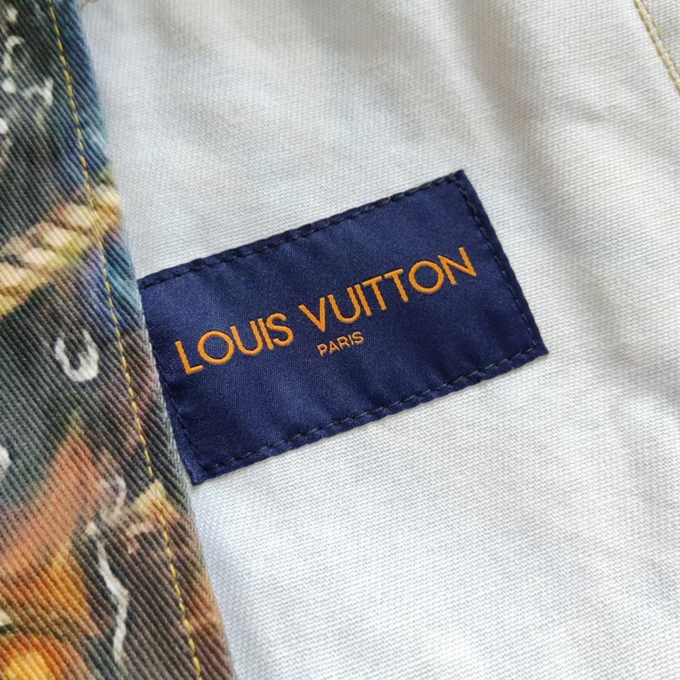 实拍细节图+尺码表 Louis Vuitton & 路易威登 Lv复古篝火系列战马牛仔衫外套