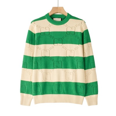Gucci Luxury Clothing Sweatshirts Apricot Color Black Green Red Unisex Knitting Fall/Winter Collection Vintage