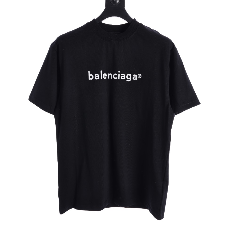 Balenciaga巴黎世家BLCG 24ss字母小R标印花短袖T恤