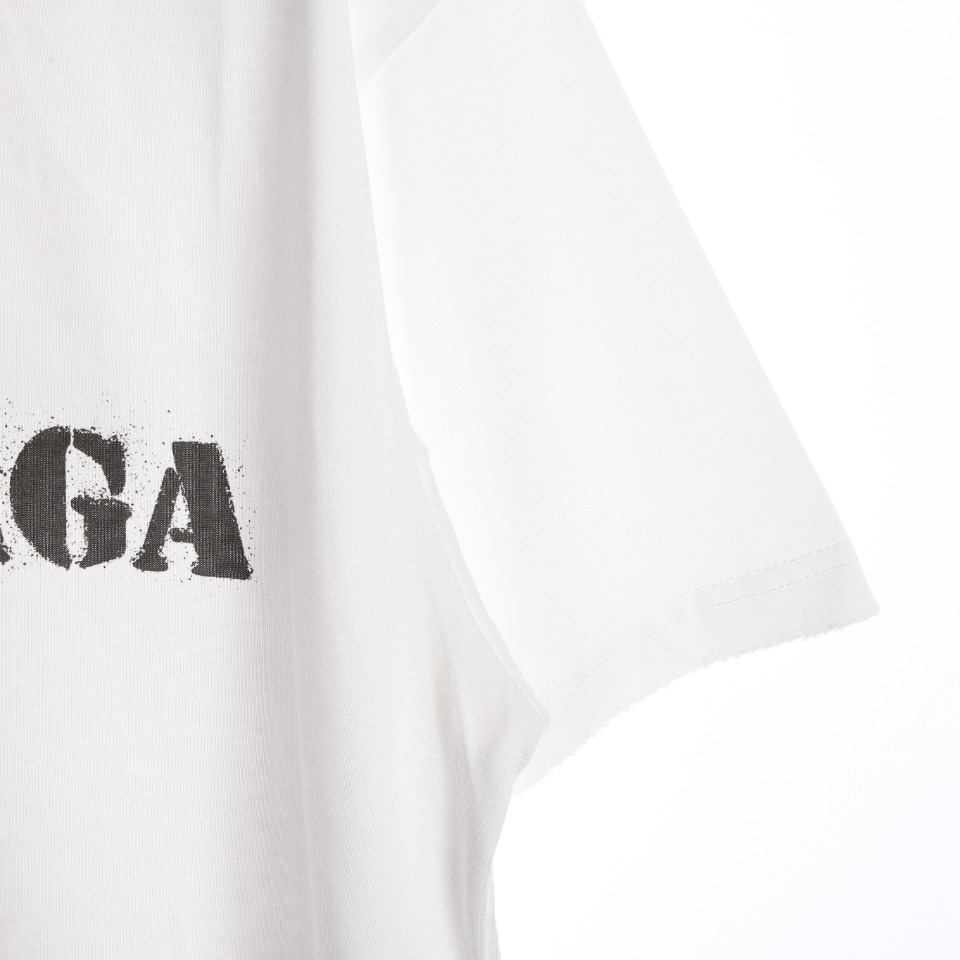 Balenciaga 巴黎世家 BLCG24SS渐变模糊喷绘字母短袖T恤