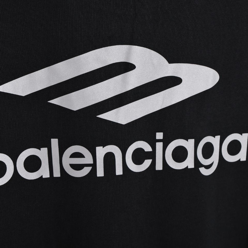 Balenciaga巴黎世家BLCG 24ss新款滑雪系列3M反光印花短袖T恤 balenciaga巴黎世家滑雪服系列