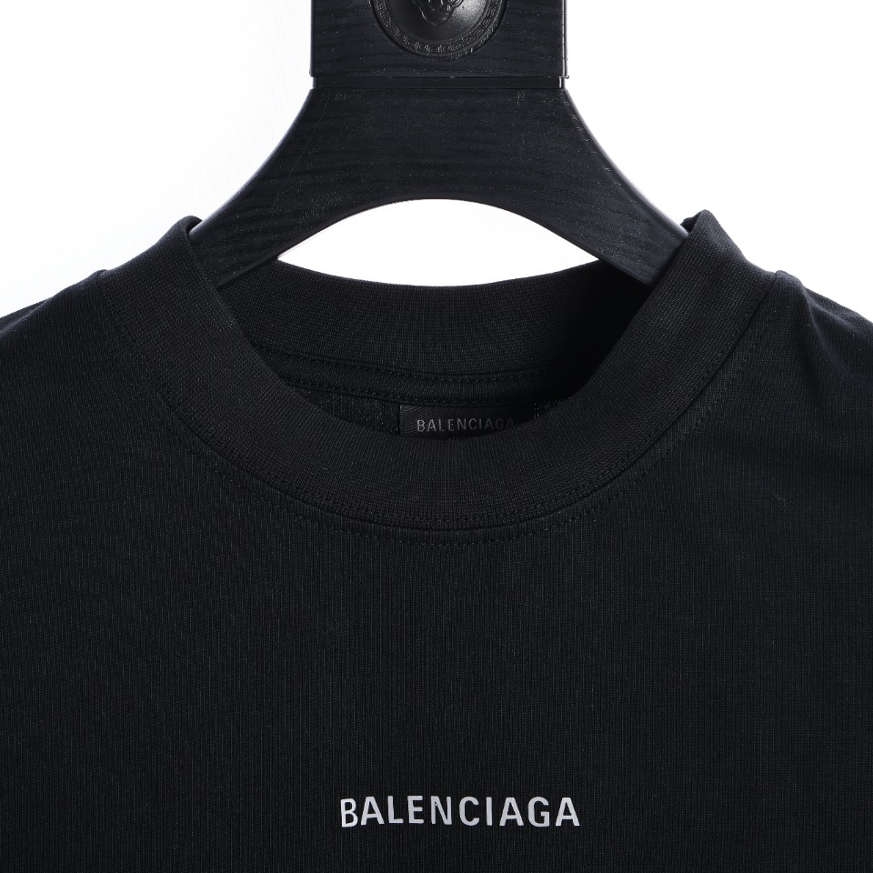 Balenciaga巴黎世家BLCG 24ss后背反光字母logo短袖T恤