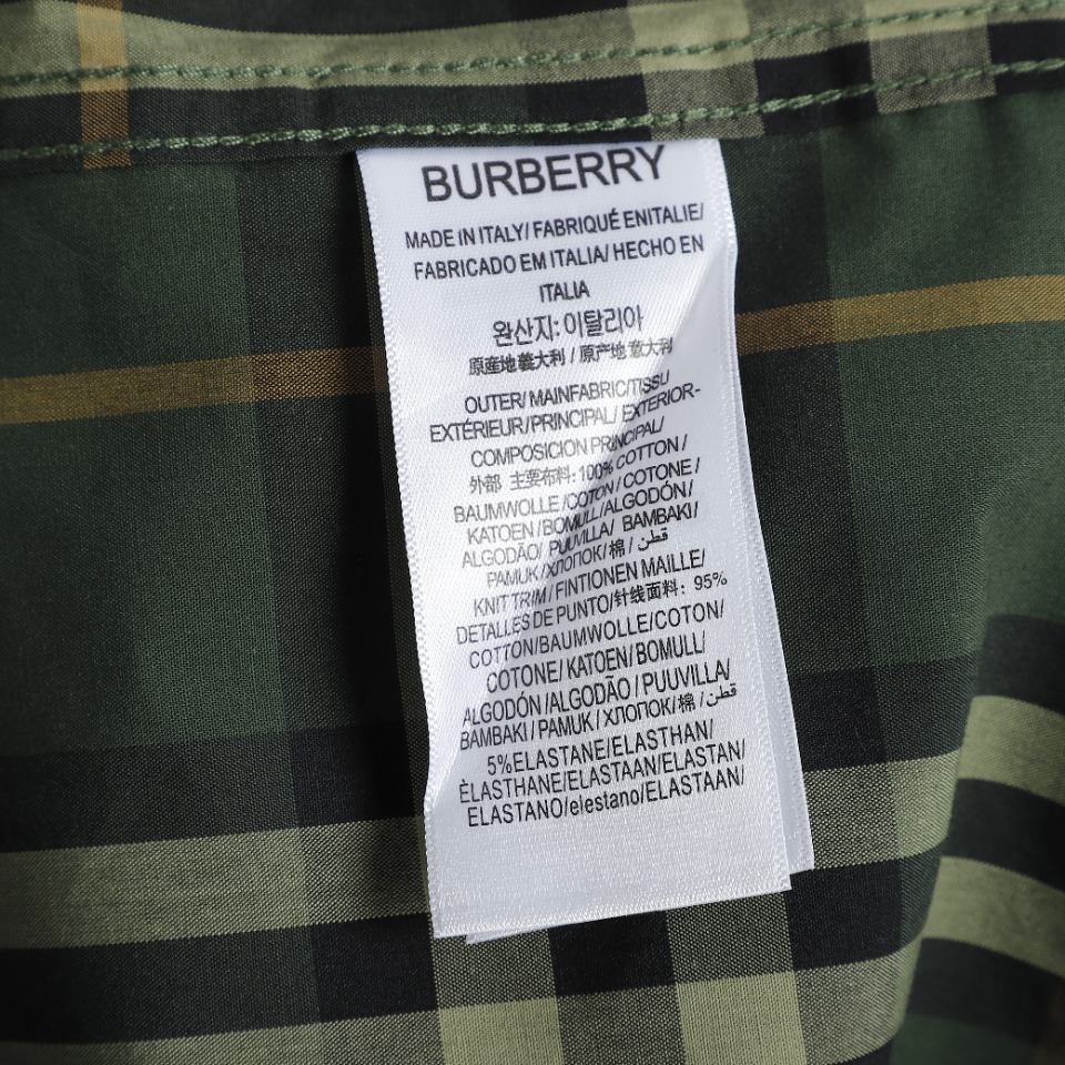 Burberry/巴宝莉经典元素条纹长袖衬衫 BBR品牌最具代表性经典条纹衬衣