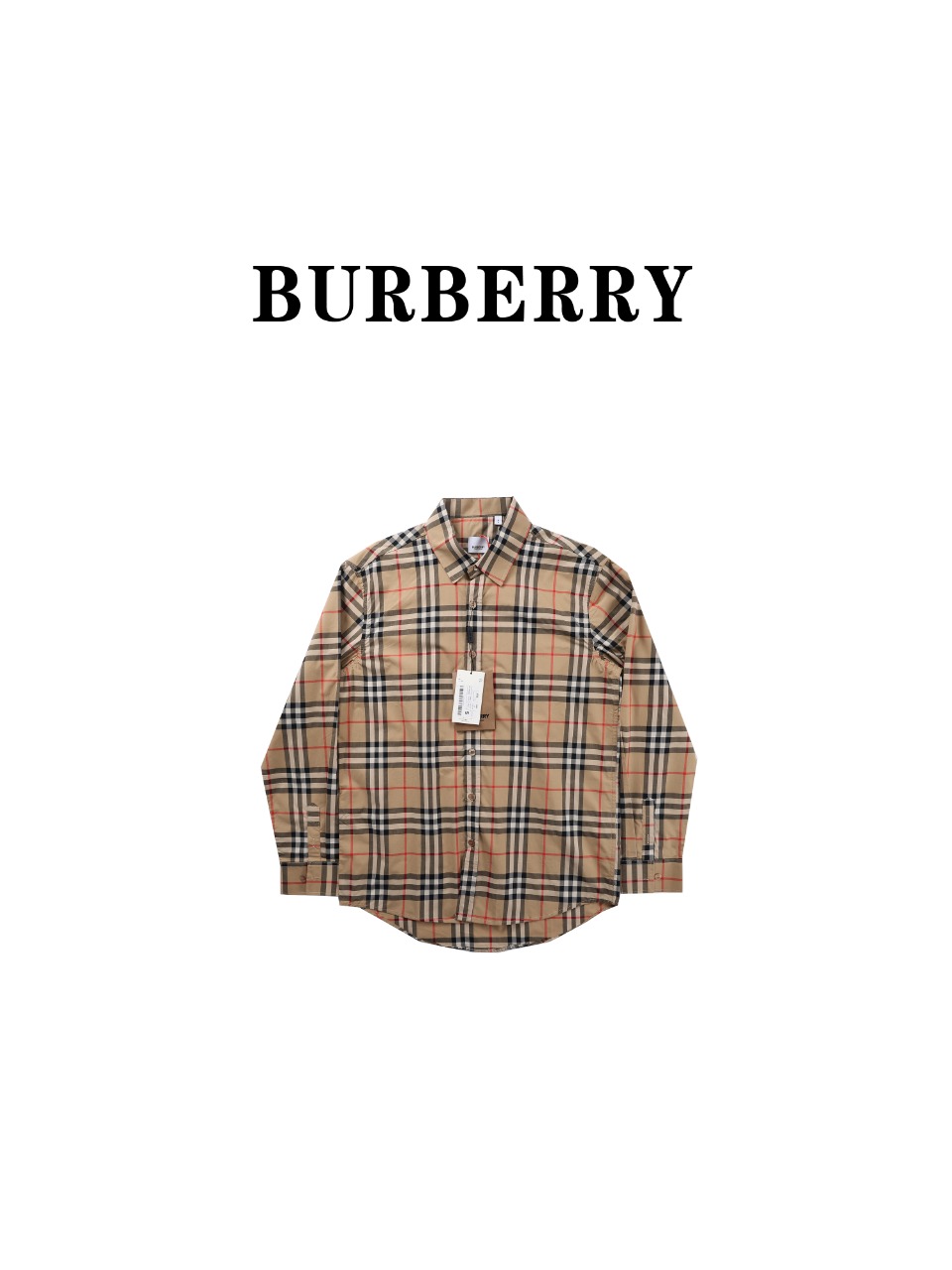 220 Burberry/巴宝莉经典元素条纹长袖衬衫 BBR品牌最具代表性经典条纹衬衣