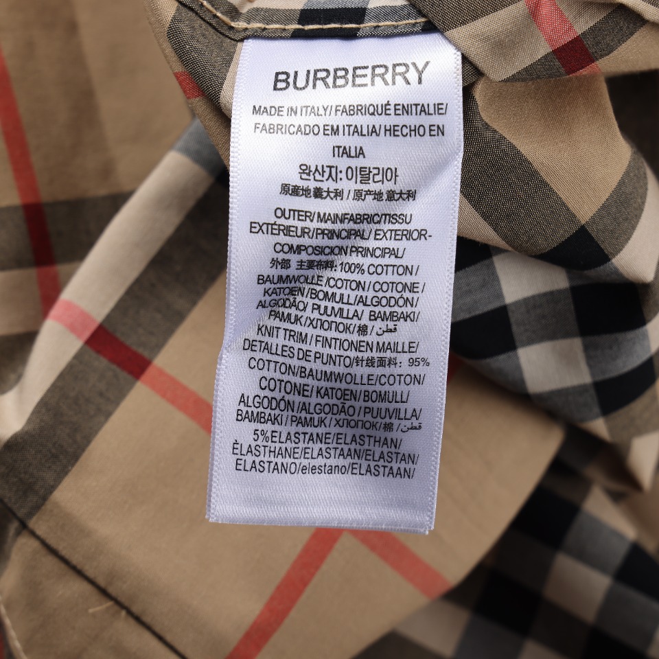 220 Burberry/巴宝莉经典元素条纹长袖衬衫 BBR品牌最具代表性经典条纹衬衣