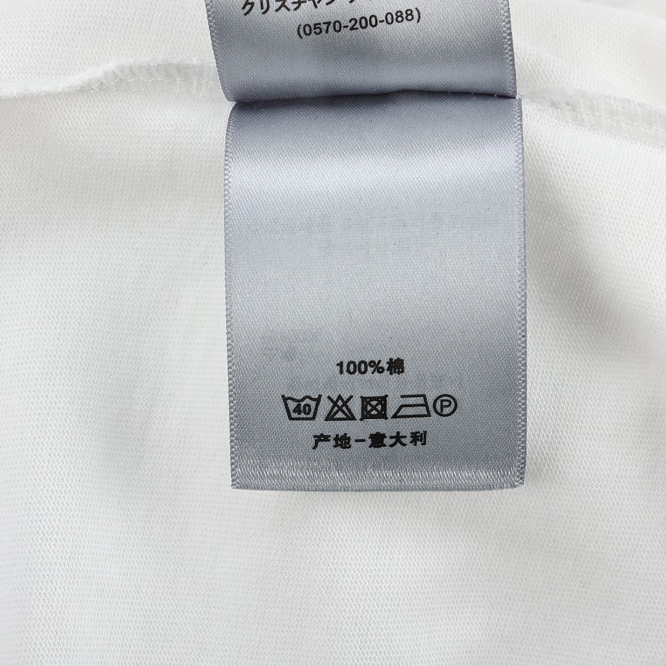 Dior/迪奥CD 24ss字母大logo手绘印花短袖T恤