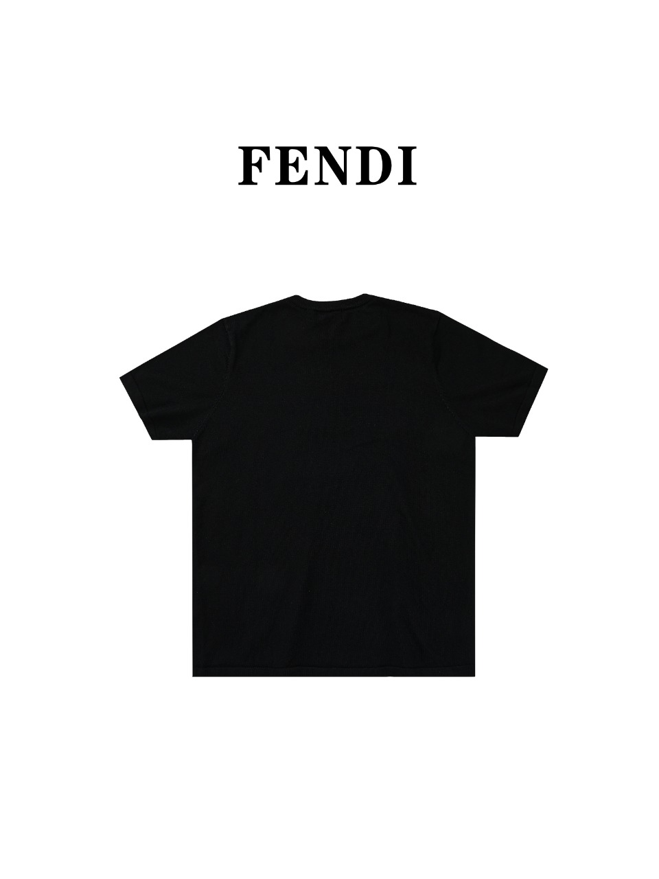 Fendi/芬迪 24ss FF锁扣针织圆领短袖